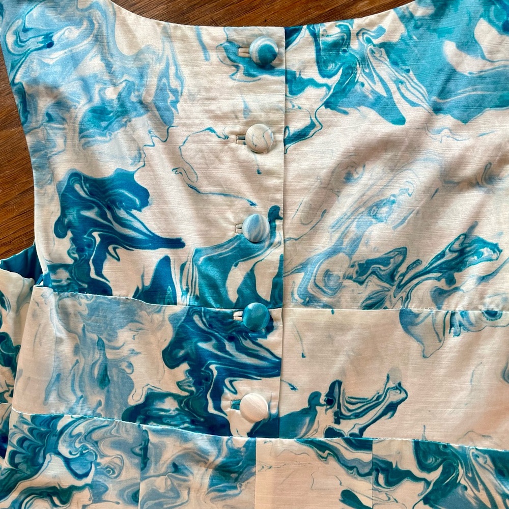 Anthropologie Maeve silk cotton blend dress, size 6 EUC - Picture 3 of 11